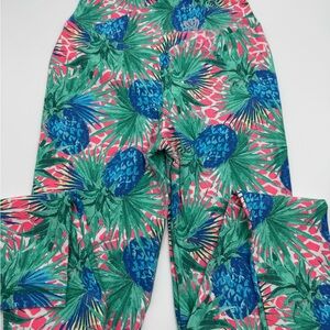 Colorful Tropical Print Leggings